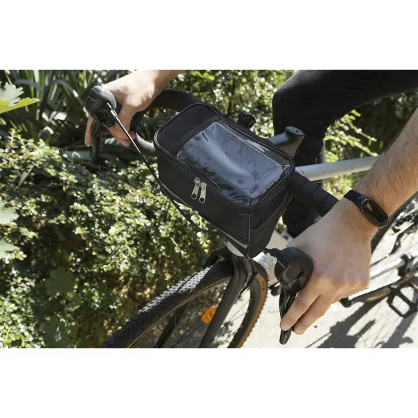 Borsa portacellulare da bicicletta in rPET VELOFON PLUS - Immagine 8