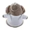 Portachiavi con cane in peluche DOGFOB - Anteprima 1