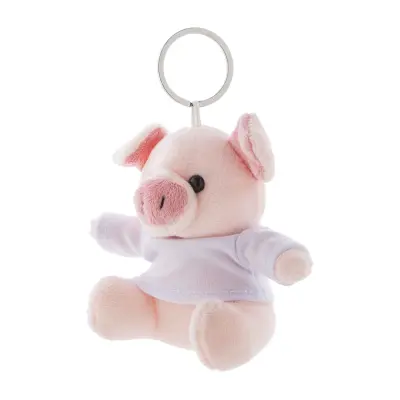 Portachiavi con maialino in peluche PIGFOB - Immagine 1