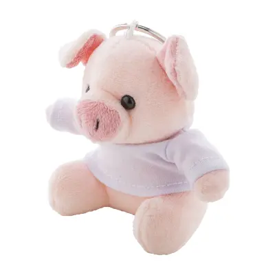 Portachiavi con maialino in peluche PIGFOB - Immagine 6