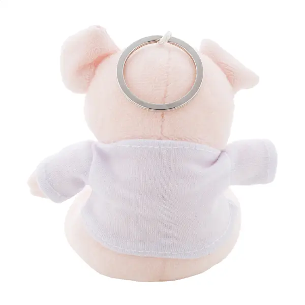 Portachiavi con maialino in peluche PIGFOB - Immagine 4
