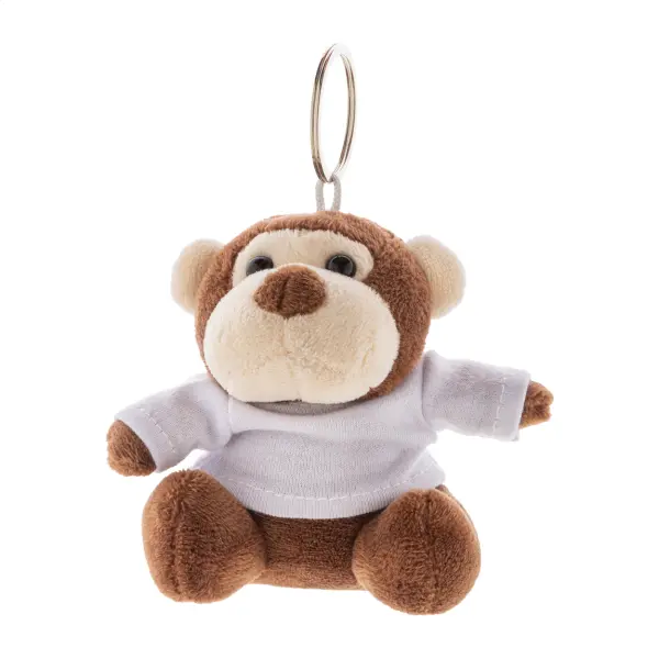 Portachiavi con scimmia in peluche APEFOB - Immagine 6