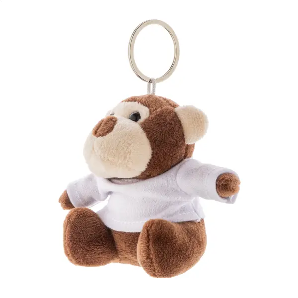 Portachiavi con scimmia in peluche APEFOB - Immagine 3
