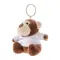 Portachiavi con scimmia in peluche APEFOB - Anteprima 3
