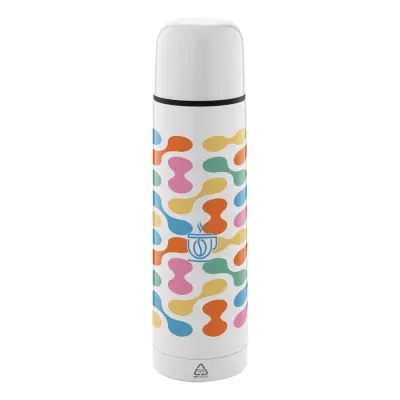 Thermos per sublimazione in acciaio riciclato REBUSTA SUBO - Immagine 3