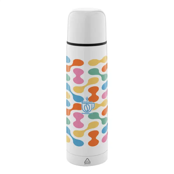 Thermos per sublimazione in acciaio riciclato REBUSTA SUBO - Immagine 3