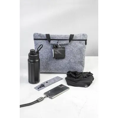 Borsa porta computer in rPET personalizzabile REFELT LAPTOP - Immagine 4