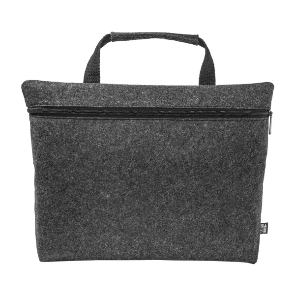 Borsa porta computer in rPET personalizzabile REFELT LAPTOP - Immagine 10