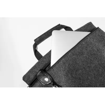 Borsa porta computer in rPET personalizzabile REFELT LAPTOP - Immagine 12