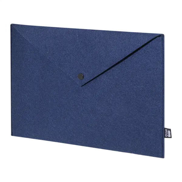 Cartellina in PET riciclato personalizzabile REFELT SLIM - Immagine 1