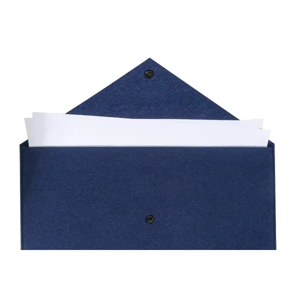 Cartellina in PET riciclato personalizzabile REFELT SLIM - Immagine 2