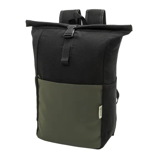 Zaino in canvas riciclato BLAKKAN BACK - Immagine 8