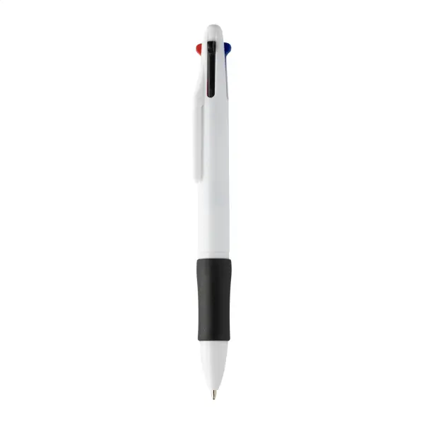 Penna a sfera in plastica riciclata 4 colori QUATTRO - Immagine 9