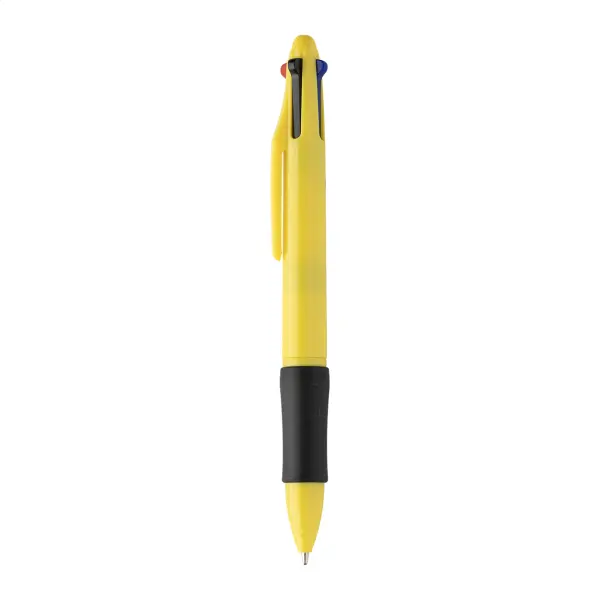 Penna a sfera in plastica riciclata 4 colori QUATTRO - Immagine 17