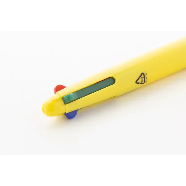 Penna a sfera in plastica riciclata 4 colori QUATTRO - Immagine 12