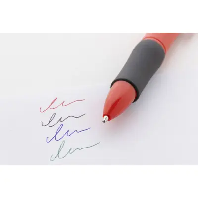 Penna a sfera in plastica riciclata 4 colori QUATTRO - Immagine 29