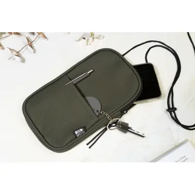 Borsa portacellulare a tracolla in PET riciclato FESTIFON - Immagine 15
