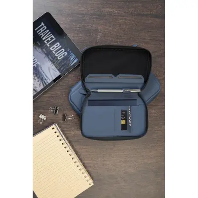 Organizer da viaggio in plastica riciclata PULUX PASS - Immagine 11