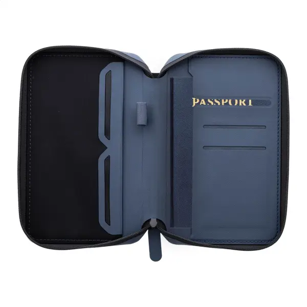 Organizer da viaggio in plastica riciclata PULUX PASS - Immagine 10