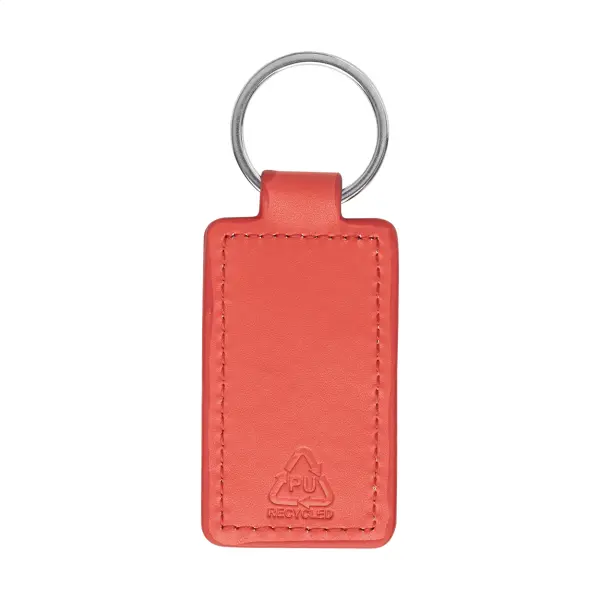 Portachiavi in plastica riciclata SHINEKEY RECT - Immagine 4