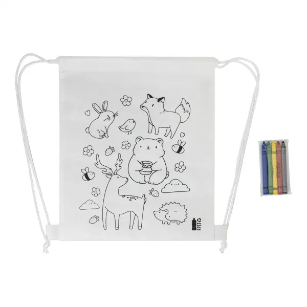 Borsa da colorare personalizzata ZOCOLO - Immagine 2