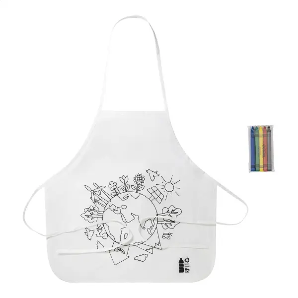 Grembiule decorabile personalizzato ECOLO - Immagine 1