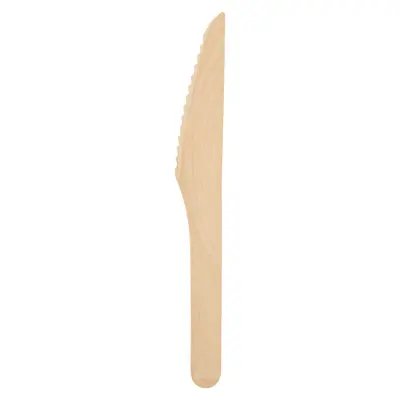 Posate in legno WOOLLY con stampa logo
