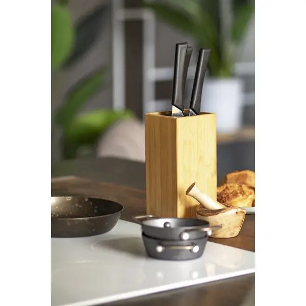 Ceppo Coltelli In Bamboo Santoku - Immagine 2