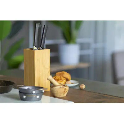 Ceppo Coltelli In Bamboo Santoku - Immagine 3
