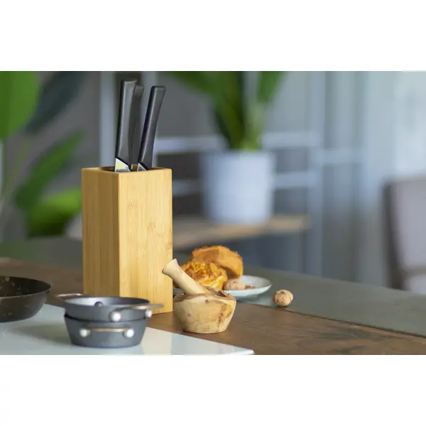 Ceppo Coltelli In Bamboo Santoku - Immagine 3