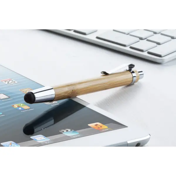 Penna A Sfera Capacitiva In Bamboo Tashania Black - Immagine 2