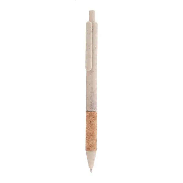 Penna a sfera ecologica CORGY in paglia di grano con stampa - Immagine 2