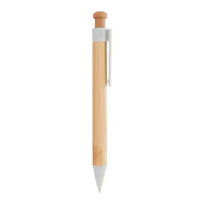 Penna a sfera LOOKY in bambù personalizzata con logo - Immagine 4