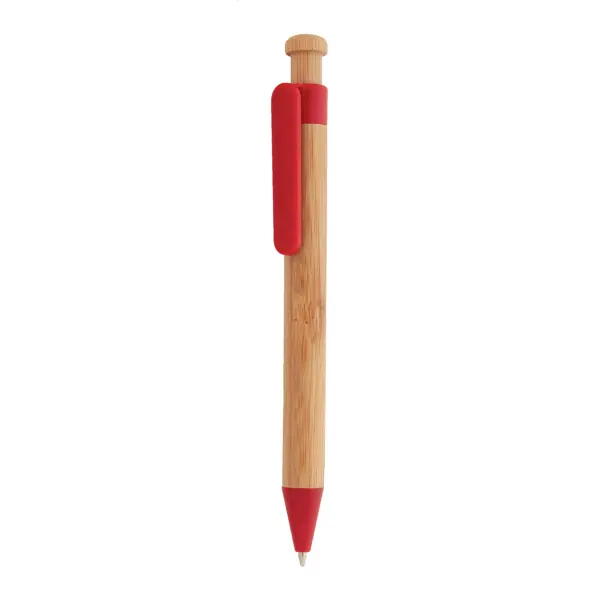 Penna a sfera LOOKY in bambù personalizzata con logo - Immagine 6