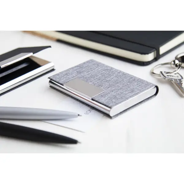 Porta biglietti da visita MERPET 9,5x6,4x1,3 cm personalizzato - Immagine 12