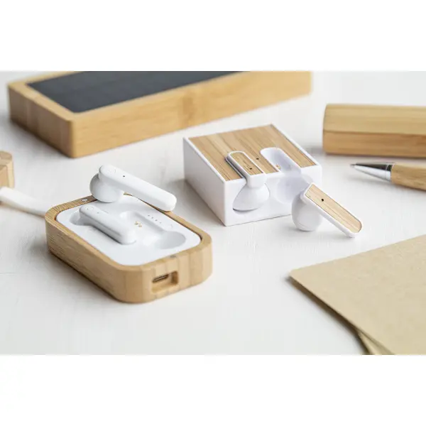 Auricolare Bluetooth 5.0 Bamboo Rabsody - Immagine 7