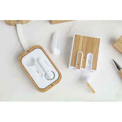 Auricolare Bluetooth 5.0 Bamboo Rabsody - Immagine 9