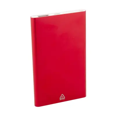 Powerbank 4000 mAh RALUFOUR in alluminio riciclato personalizzabile - Immagine 2