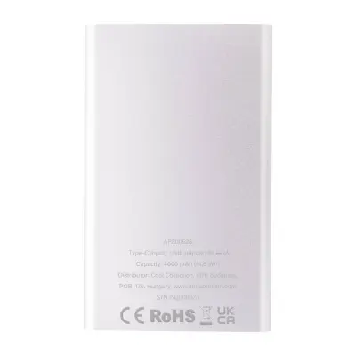 Powerbank 4000 mAh RALUFOUR in alluminio riciclato personalizzabile - Immagine 19