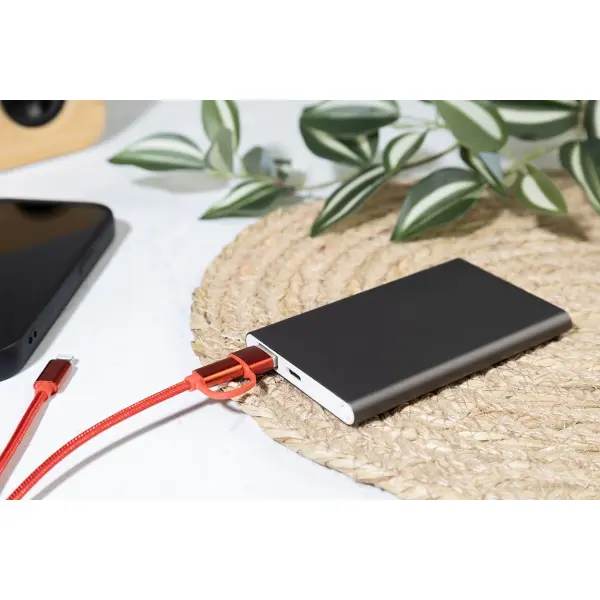 Powerbank 4000 mAh RALUFOUR in alluminio riciclato personalizzabile - Immagine 36