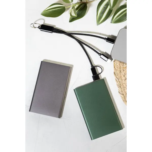 Powerbank 4000 mAh RALUFOUR in alluminio riciclato personalizzabile - Immagine 37