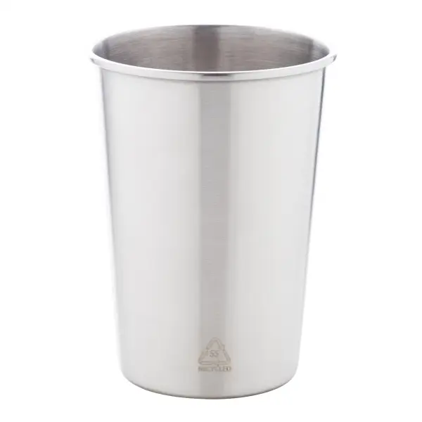 Bicchiere in acciaio inox riciclato REDISHA MONO - Immagine 1