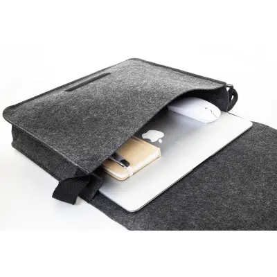 Borsa a tracolla in feltro RPET REFELT COURIER - Immagine 10