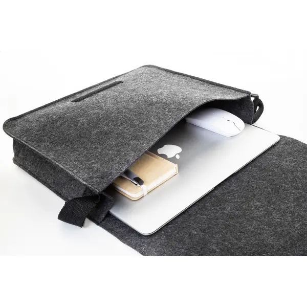 Borsa a tracolla in feltro RPET REFELT COURIER - Immagine 10