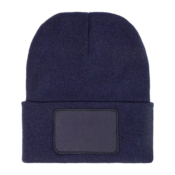 Cappello invernale PATCHIE in RPET con patch con stampa del tuo logo - Immagine 2