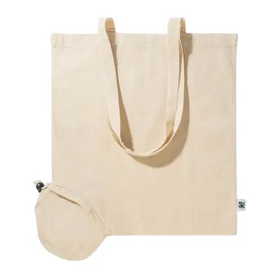 Shopper richiudibile FERSHOP FOLD in cotone Fairtrade 140 g/m² - Immagine 3