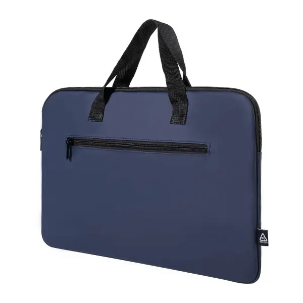 Borsa porta computer PUBBUK in RPU riciclata personalizzabile - Immagine 2