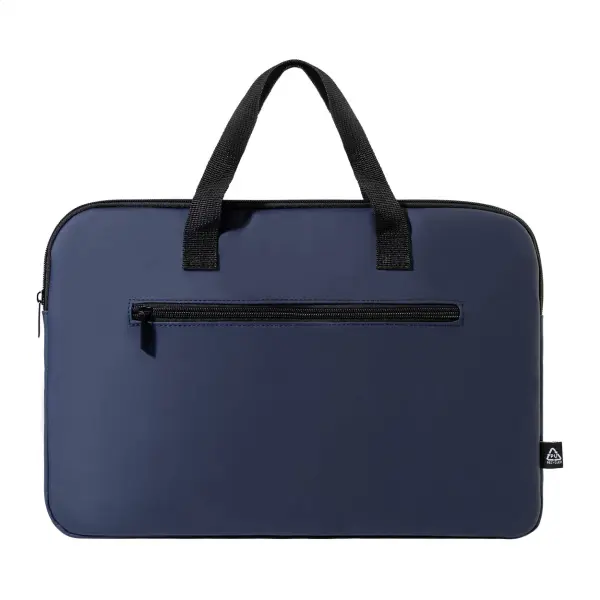 Borsa porta computer PUBBUK in RPU riciclata personalizzabile - Immagine 3