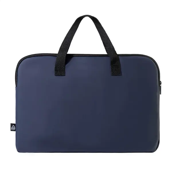 Borsa porta computer PUBBUK in RPU riciclata personalizzabile - Immagine 4