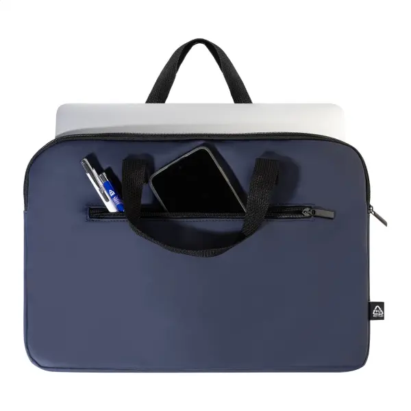 Borsa porta computer PUBBUK in RPU riciclata personalizzabile - Immagine 6